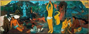 Var kommer vi ifrån? Vad är vi? Vart är vi på väg? av Paul Gauguin